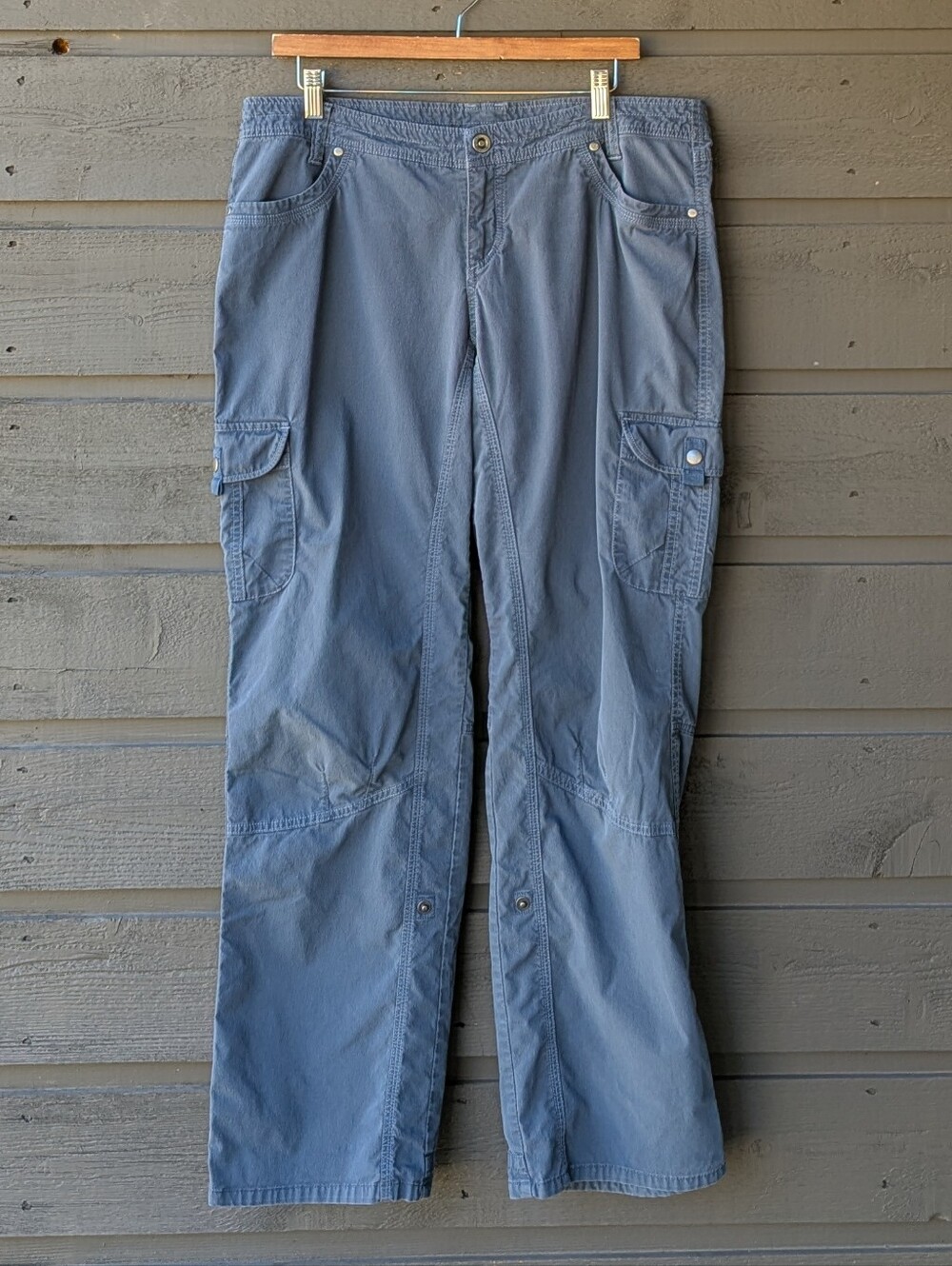 Kuhl Splash Roll-Up Pant For Women UPF 50+ Dark Blue Size 16 Regular